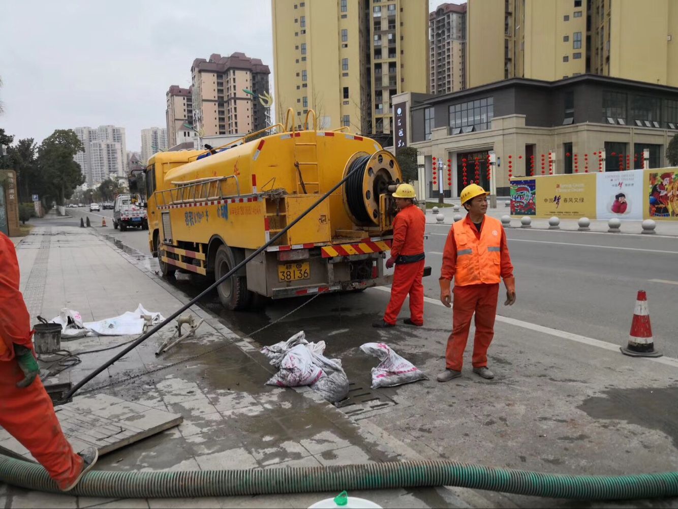 门头沟排污管道清淤-管道清洗